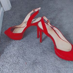 Jessica Simpson Red zopen Toed Shoes